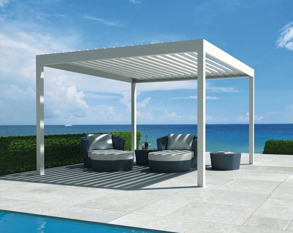 aluminium pergola installation