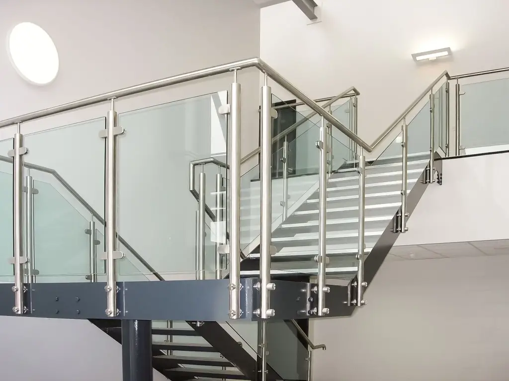 stainless steel glass handrails
