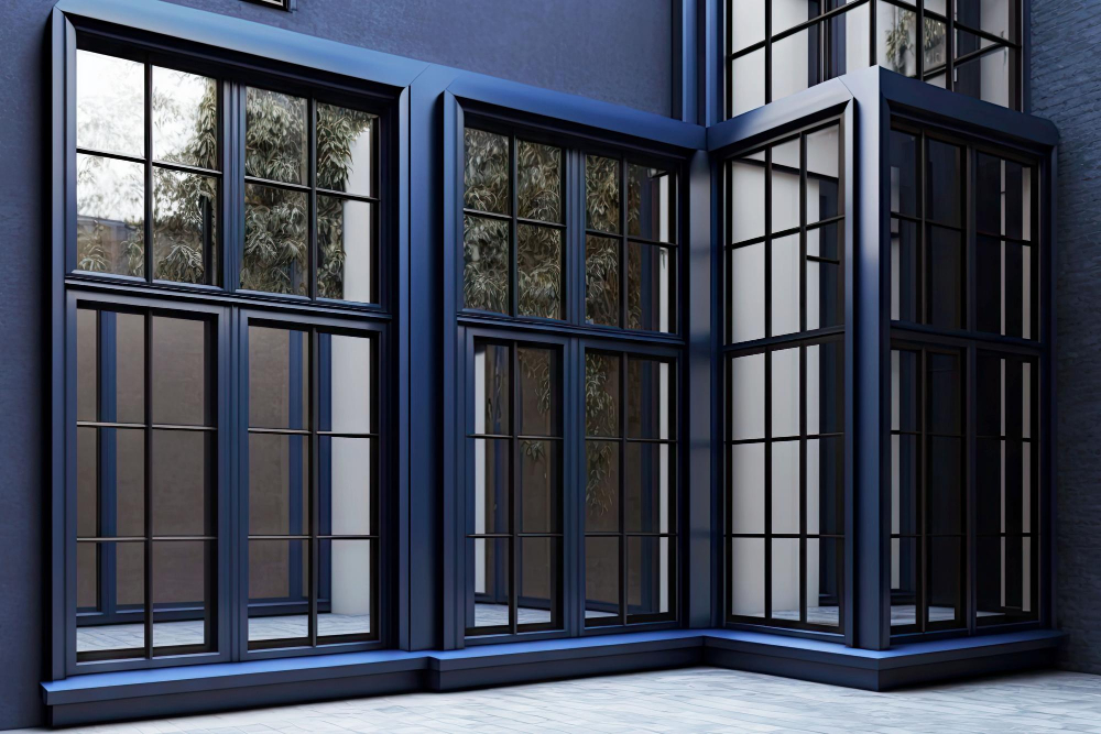 aluminium door and window work