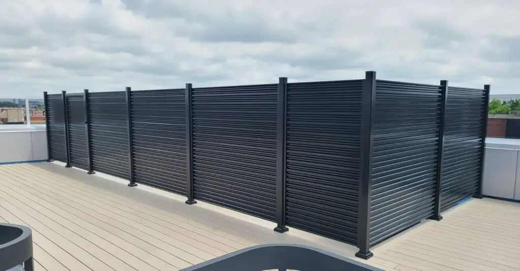 aluminium fence panels