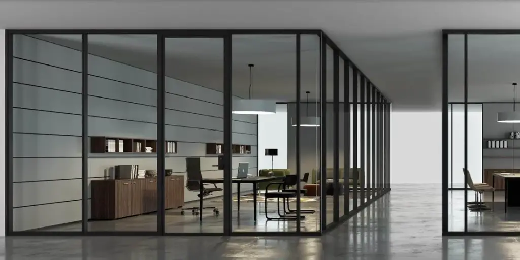 glass partition for office