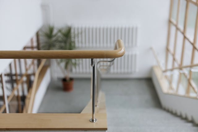 Stainless steel hand rails