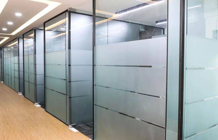 Office glass partition