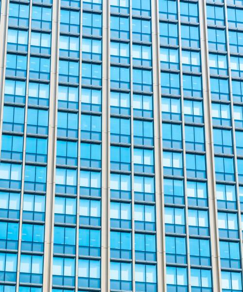 Aluminum curtain walls