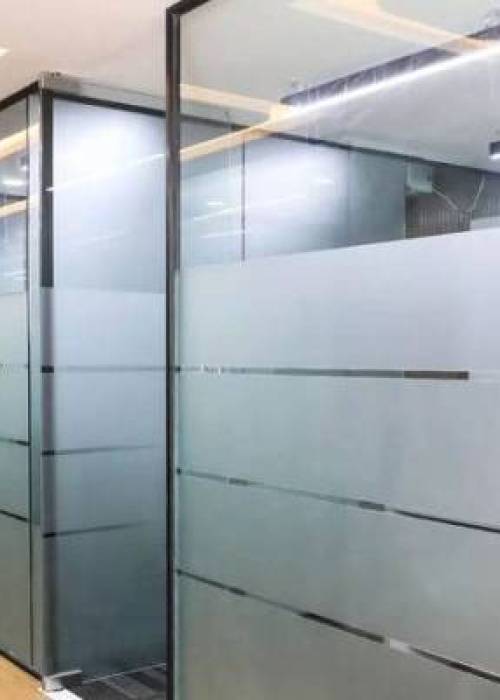 Office glass partition